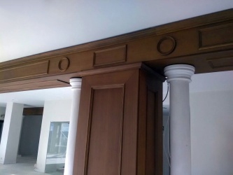 Panelado en madera de paredes y techos en Suritama